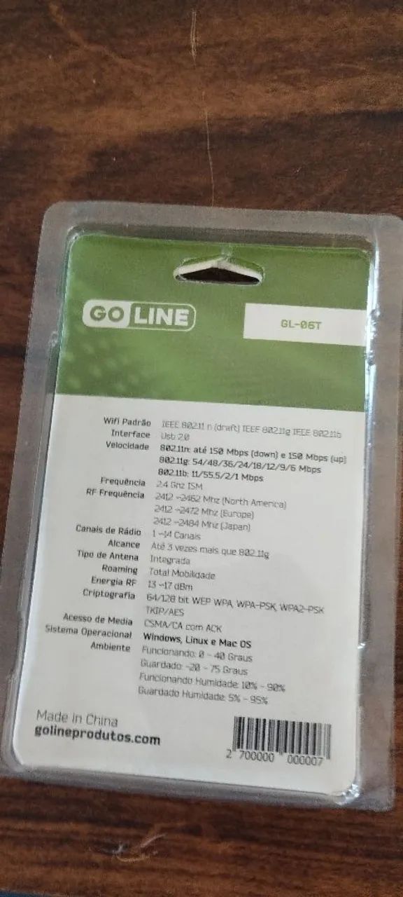 Adaptador de wi-fi64168574386947120