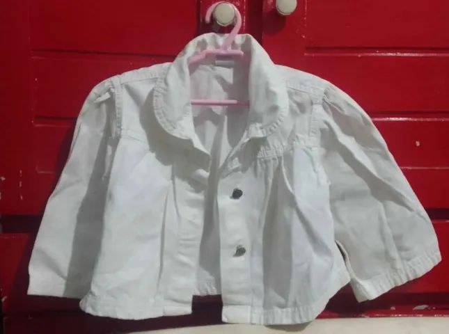 Jaqueta de brim, Tam 8 anos