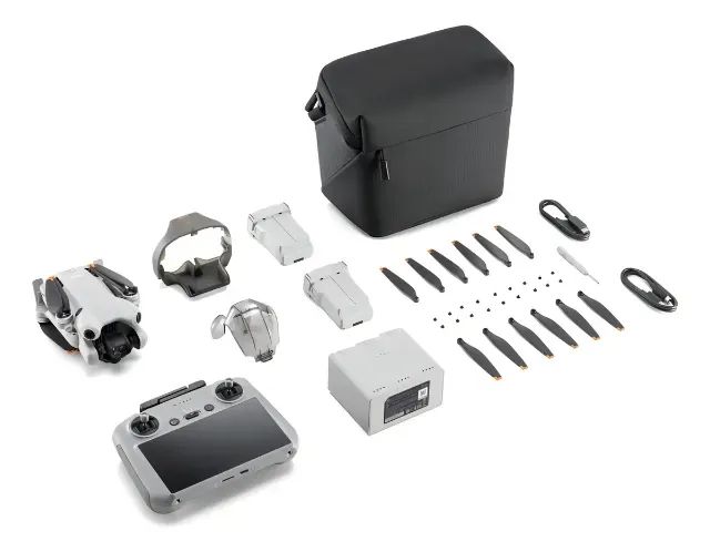 Dji Mini 4 Pro Combo Plus -com Tela -camera 4k Cor Cinza64313447905410122