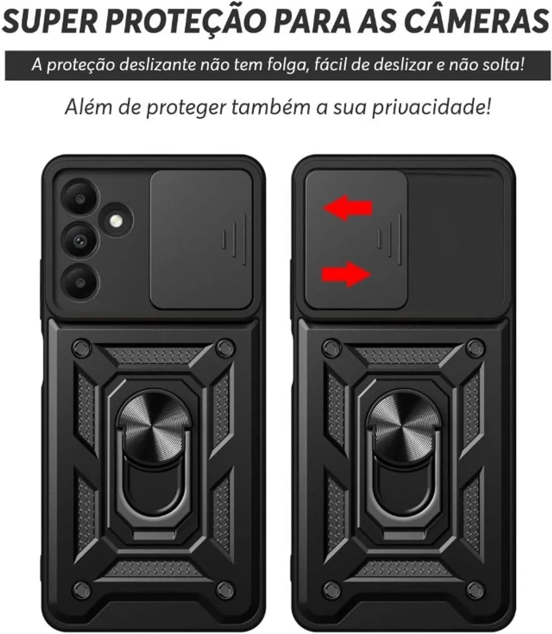 capa anti impacto celular Samsung A15 + 2 peliculas brinde - Foto 4