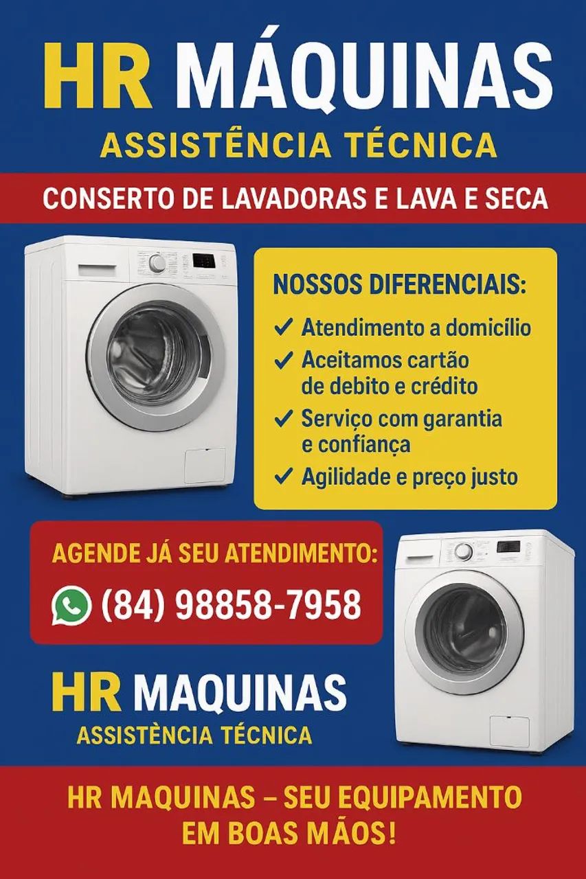 Consertos de máquinas de lavar 