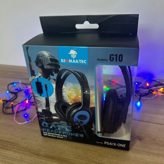 HEADSET G10 COM MICROFONE COM FIO - FAÇO ENTREGA64308567420417121