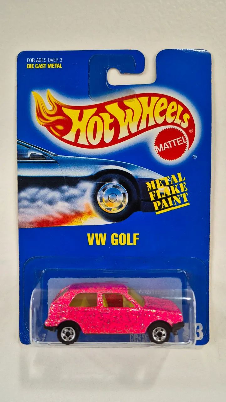 Hot Wheels Volkswagen Golf mk2 Gliter Pink 1990 - Foto 5