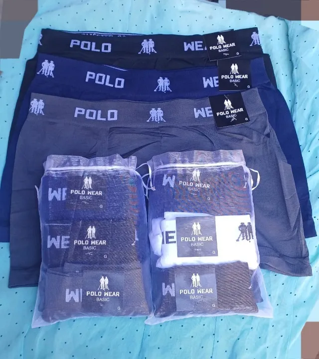 KIT 3 CUECAS POLO R$50