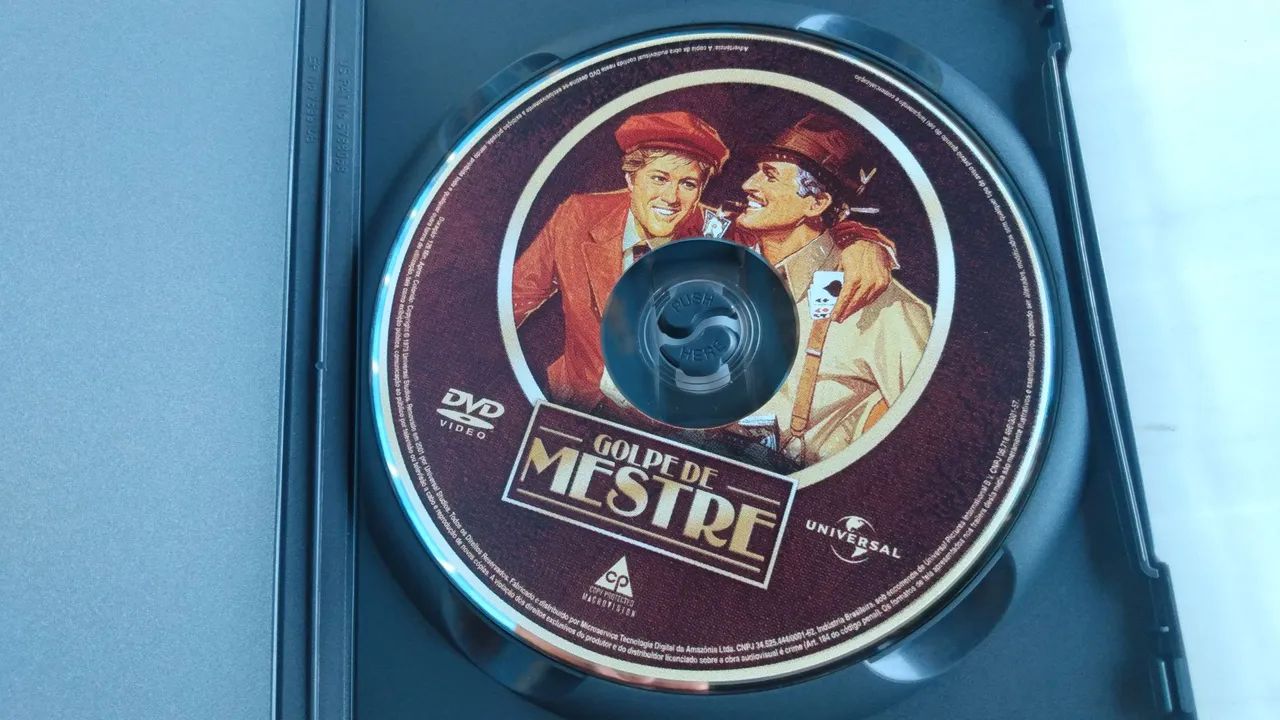 DVD original Golpe de mestre 1973 ótimo estado  - Foto 4
