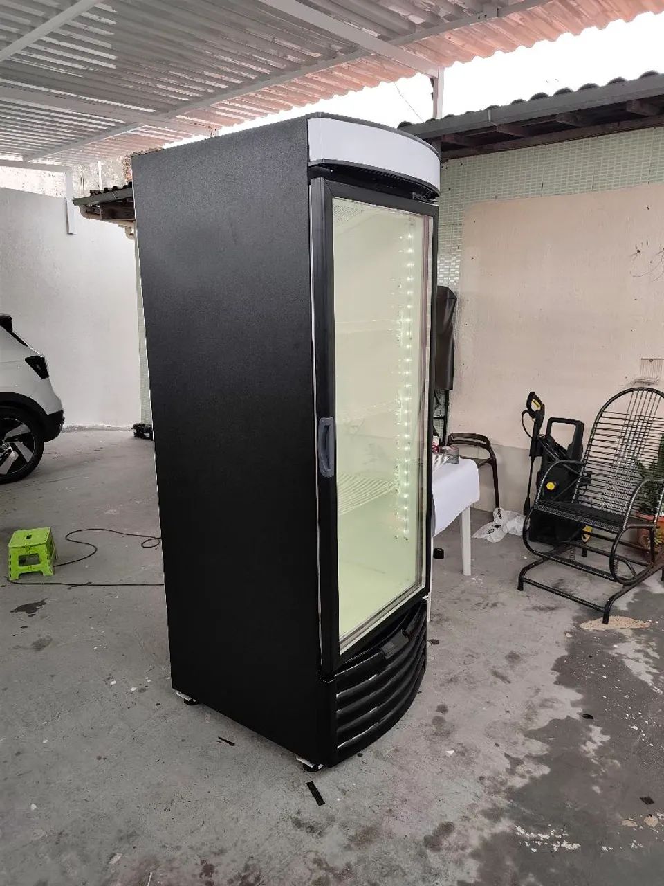 Freezer Expositora metalfrio top de linha com iluminação de LED