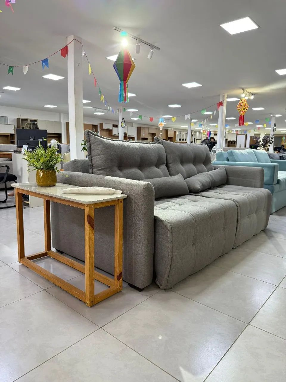 Sofá cama em linho  - Foto 5