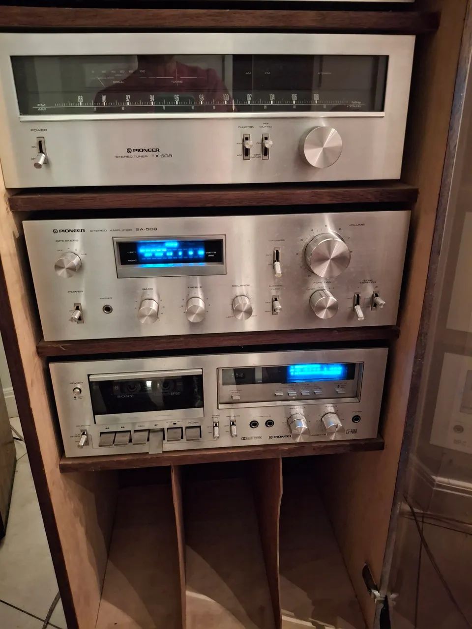 Aparelho de som completo Pioneer com caixas Polyvox  SC-12-E - Foto 2