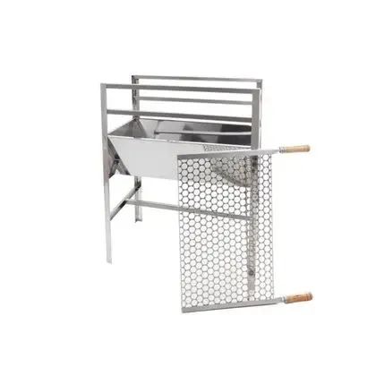 Churrasqueira Grande Portátil em aço inox ALG - Foto 2