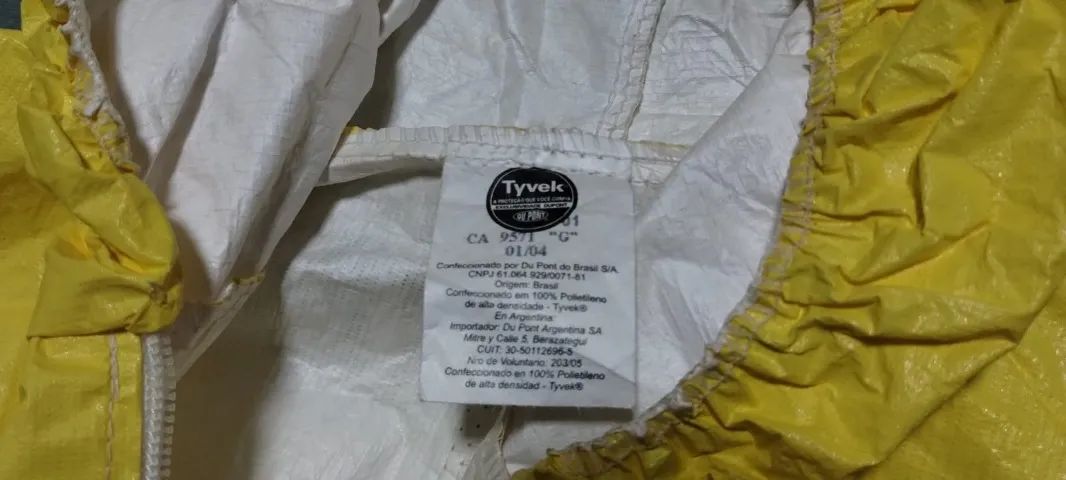 Macacão impermeável tychem qc dupoint - Foto 3