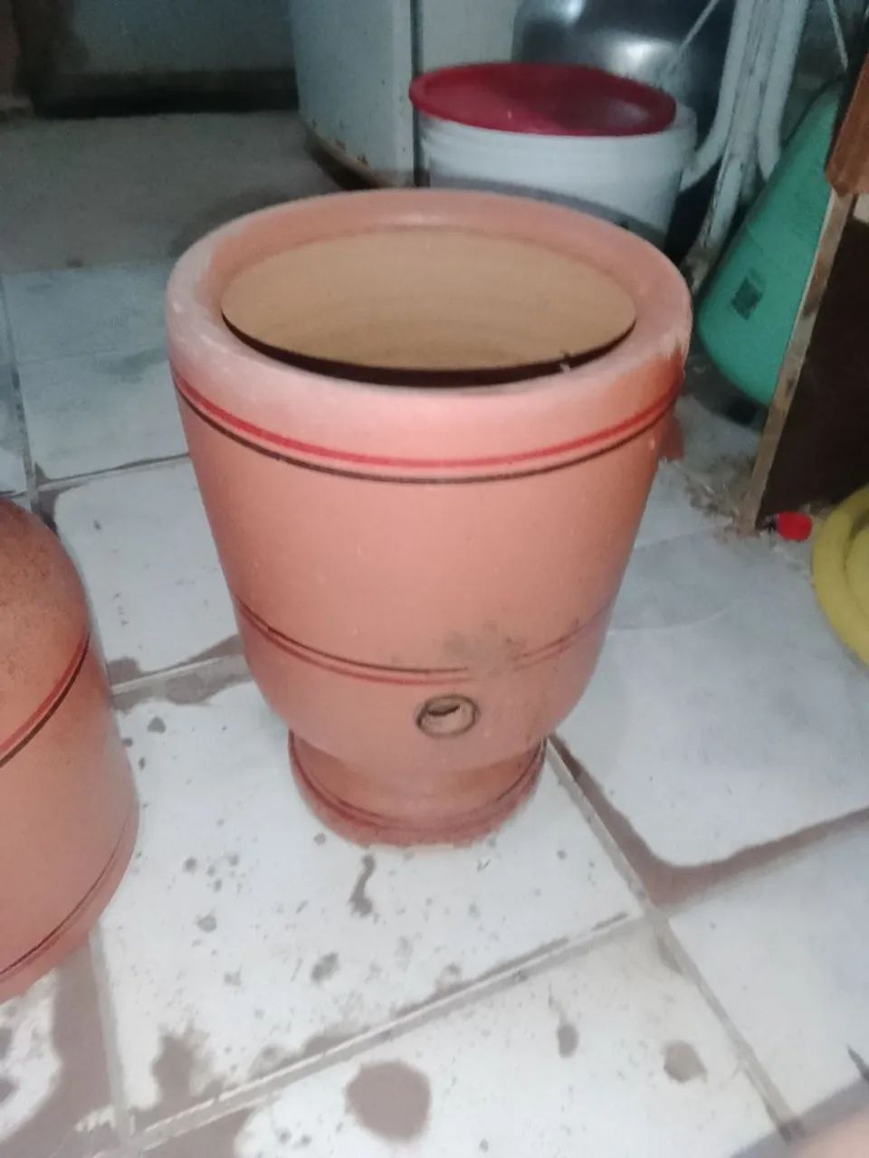 Jarro de barro para água