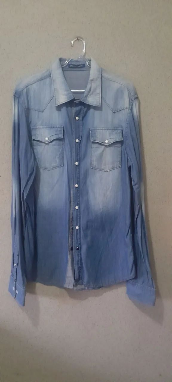 Camisa brim - Foto 2