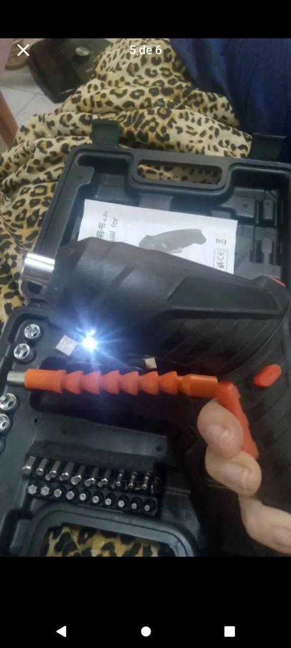 Parafusadeira top com maleta completa64595870109313120