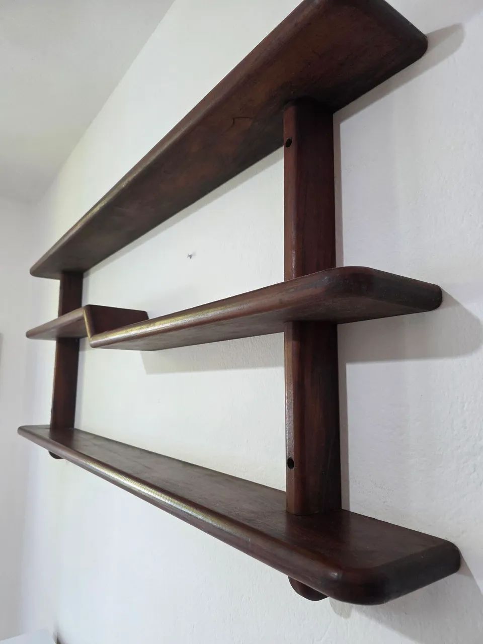 Prateleira de Parede em Madeira Maciça64305478195713121