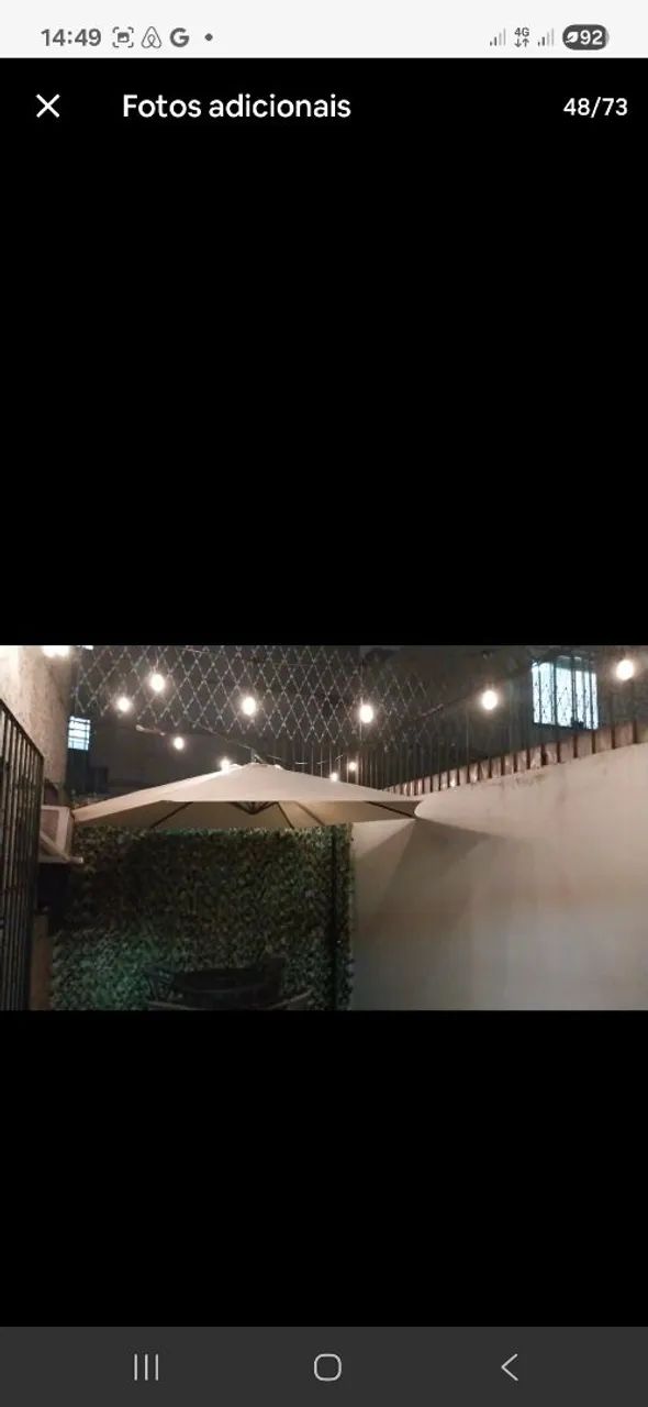 Ombrelone Summer 3m com Base  suspenso com manivela desmontado cabe no carro - Foto 3