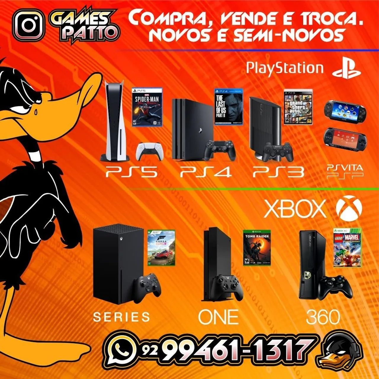 JOGOS, CONSOLES, ACESSÓRIOS LEIA DESCRIÇÃO