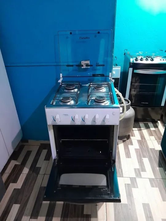 Fogão 4 Bocas Esmaltec Ele E Esqueiro Não Entrego Tem Que Retirar No Local  - Foto 5