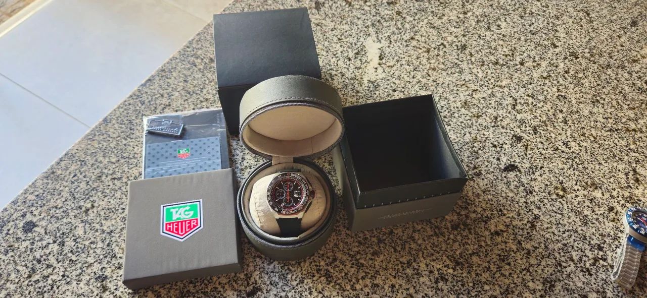 Relógio automático e quartz Tag Heuer + Caixa com case de viagem,tag, manual e certificado - Foto 3