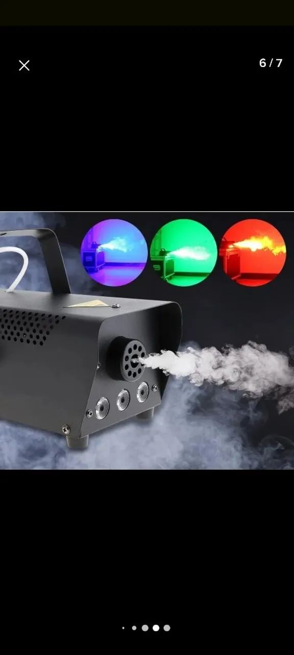 Máquina de fumaça 700W seminova - Foto 3