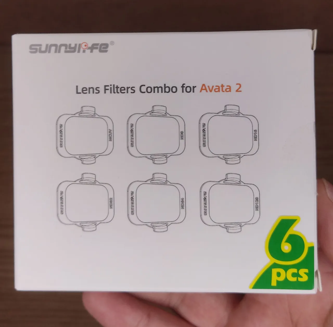 Filtros ND Sunnylife para Avata 2 - Kit com 6