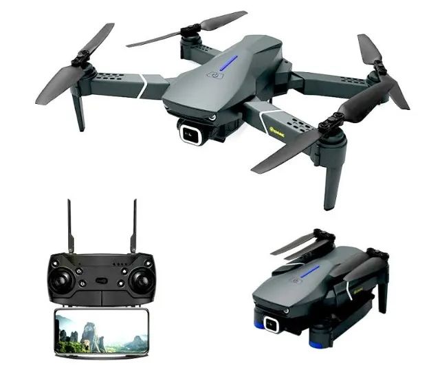 Drone EACHINE E520S PRO, pouco usado, NOVO, 2 Baterias + Case.