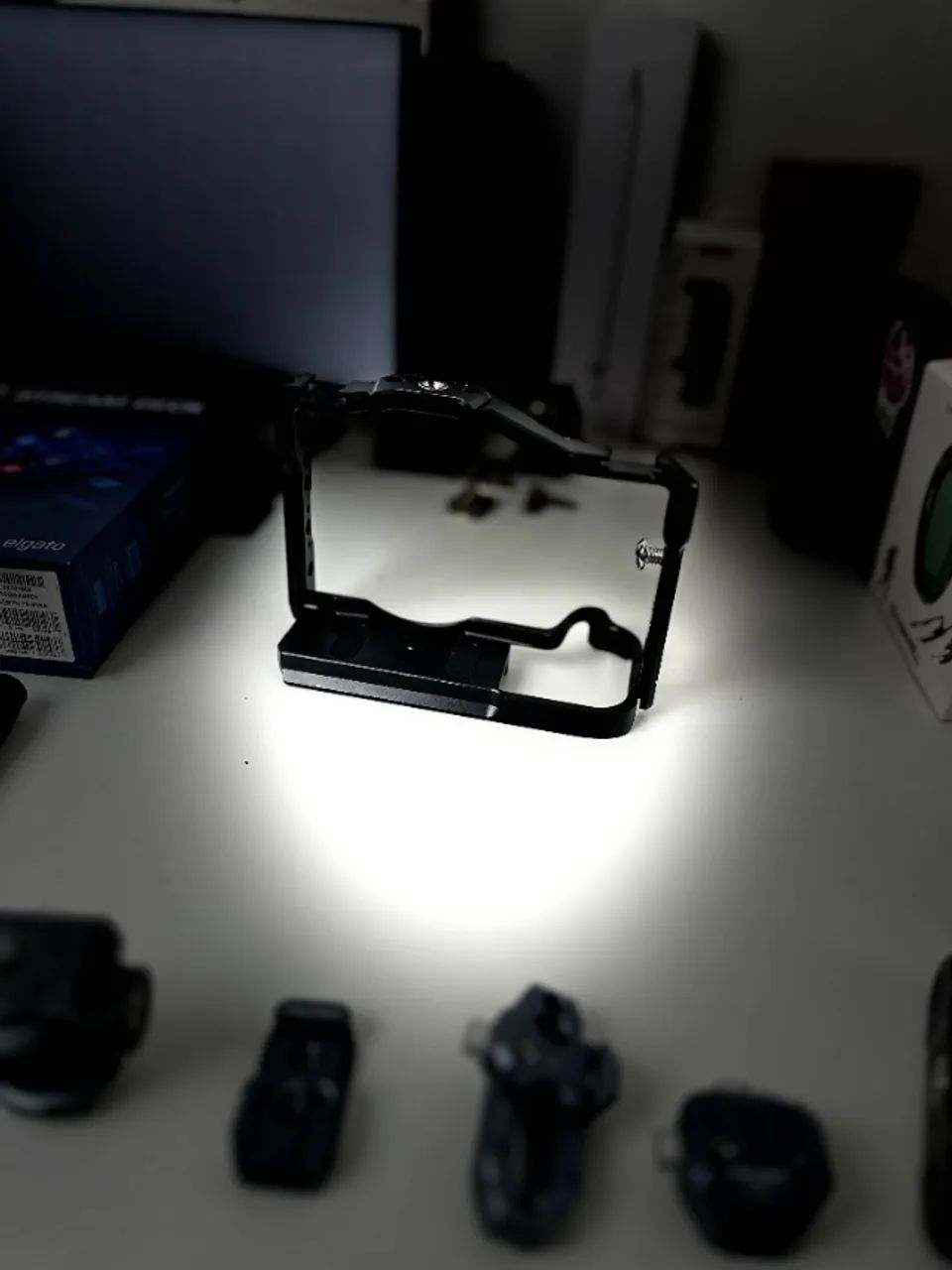 Cage Gaiola Para Canon Eos R8 Proteção Rig Video Foto Top - Foto 3