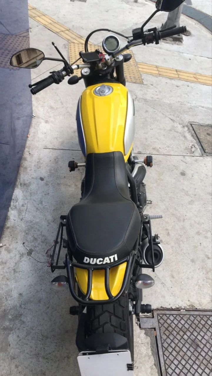 DUCATI SCRAMBLER ICON 800 ANO 2016 APENAS 5.000KM - Foto 5