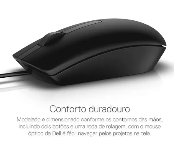 Mouse Dell MS116 Preto - Foto 2