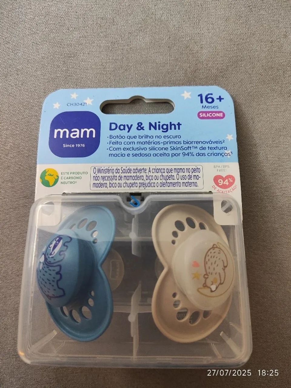 Chupeta MAM Day & Night - 16+ meses
