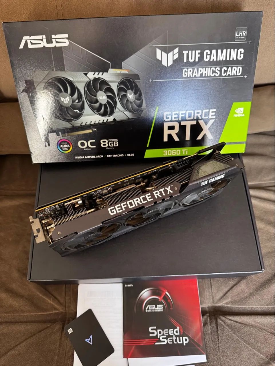 RTX 3060ti ASUS TUFF 8GB impecável 