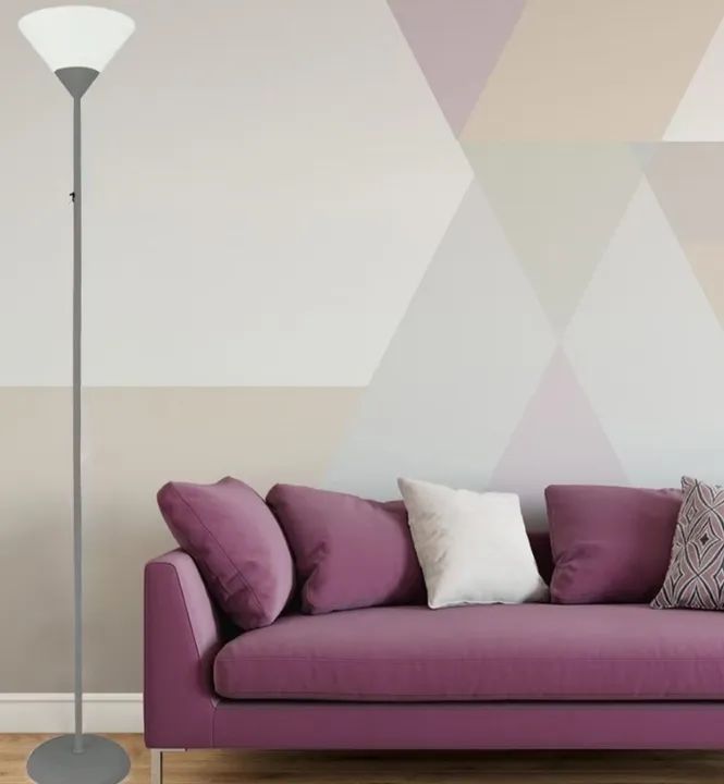 Luminaria  Coluna Retro Elegante Prata  - Foto 3