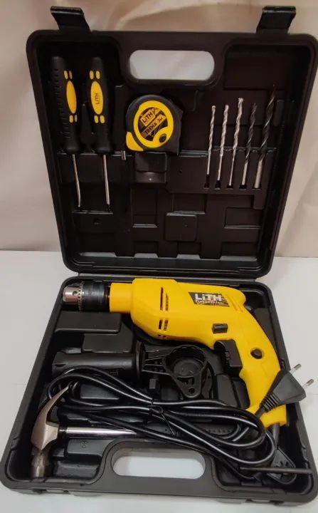 Furadeira De Impacto 1/2 Pol. 720w 220v Maleta E Acessórios - Foto 5