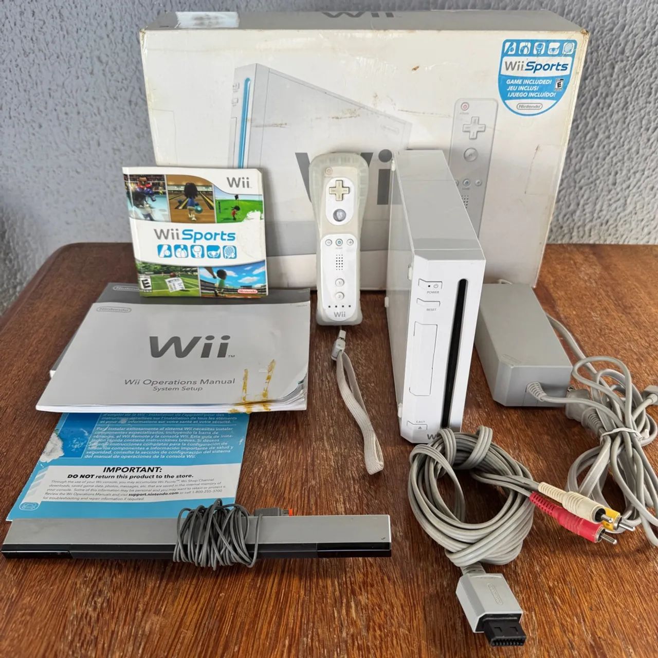 Nintendo Wii Completo com pendrive 16gb