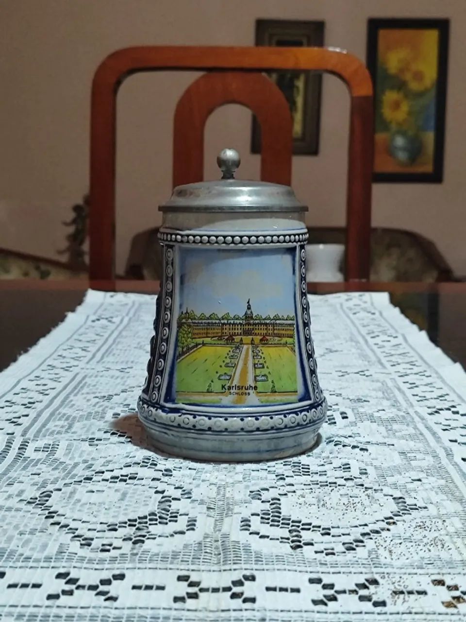 Caneca Alemã Original - GERZ - 1 Litro - Peça Rara de Colecionador - Foto 2