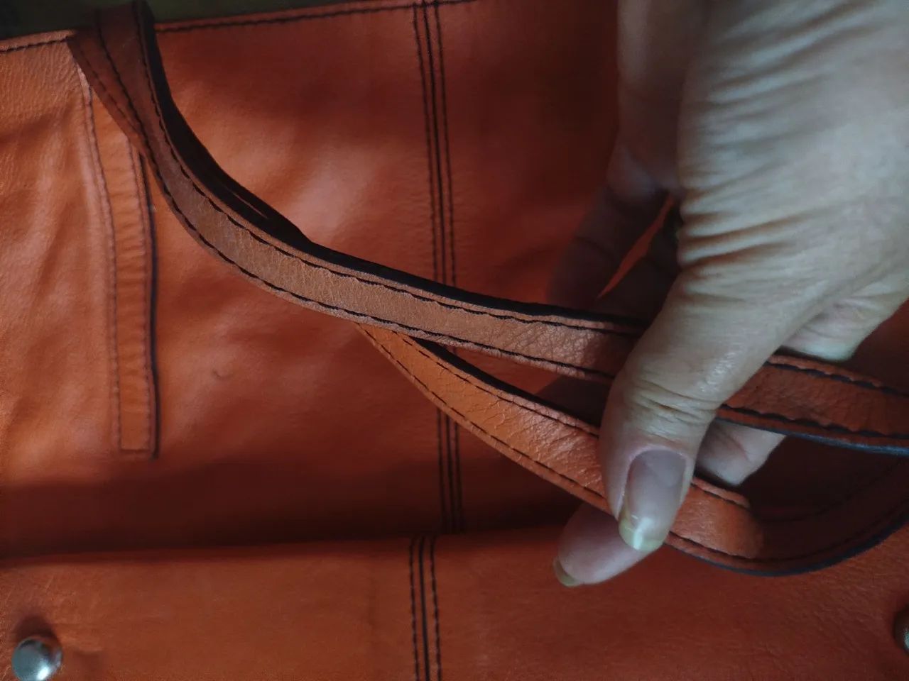 Bolsa de couro  - Foto 6