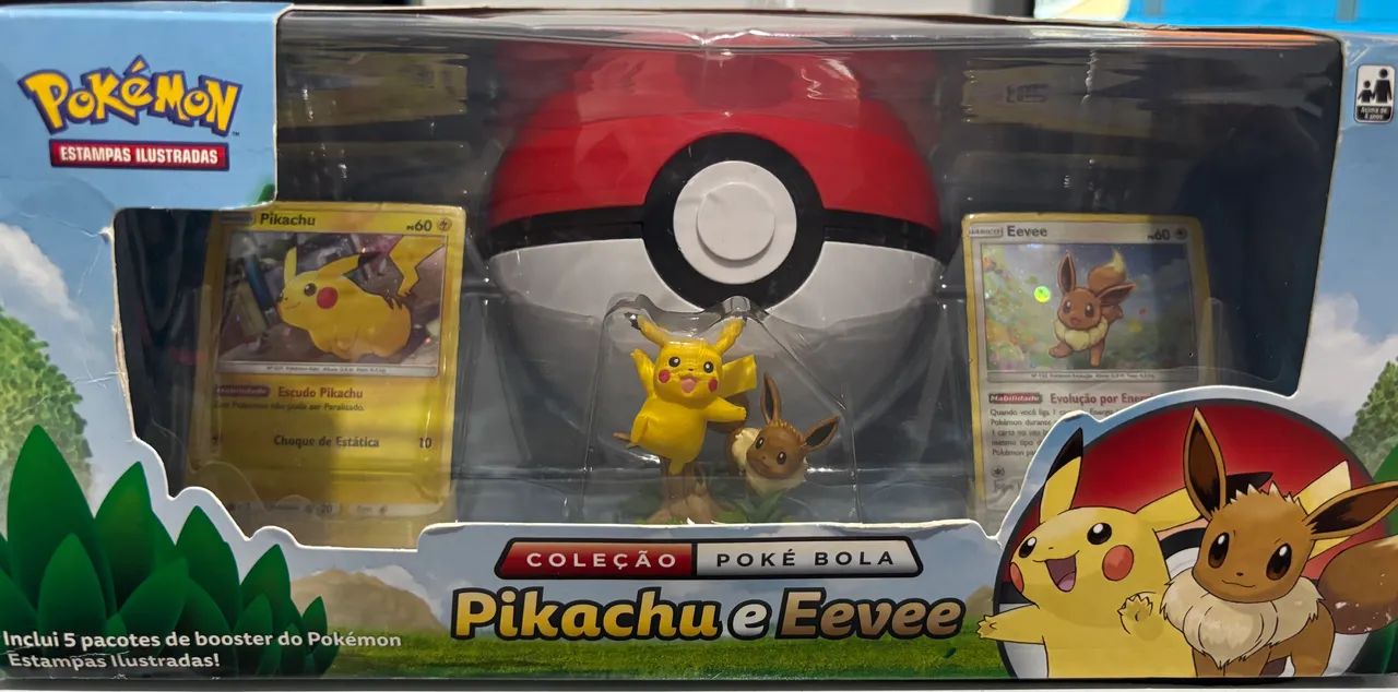 Pokemon coleção Pikachu e Eevee 