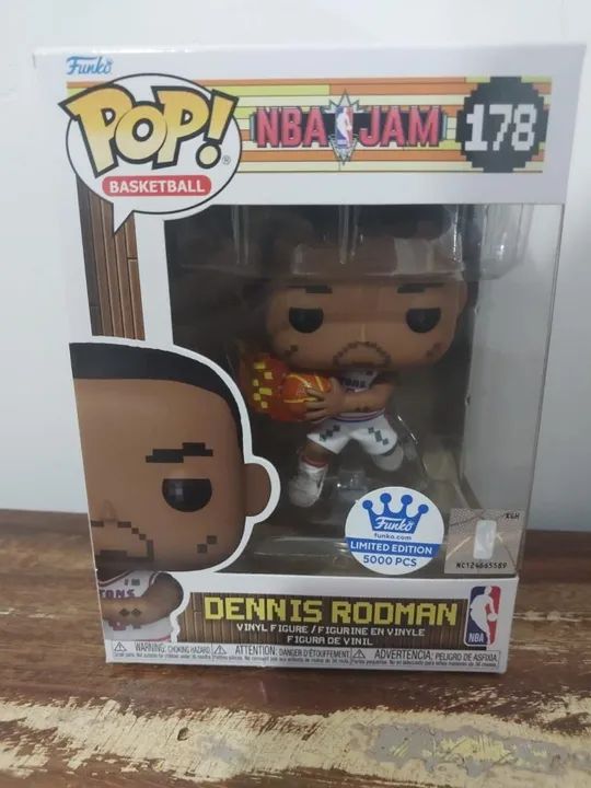 Funko Pop Dennis Rodman 5.000 pçs Nba Jam 178 - Foto 5