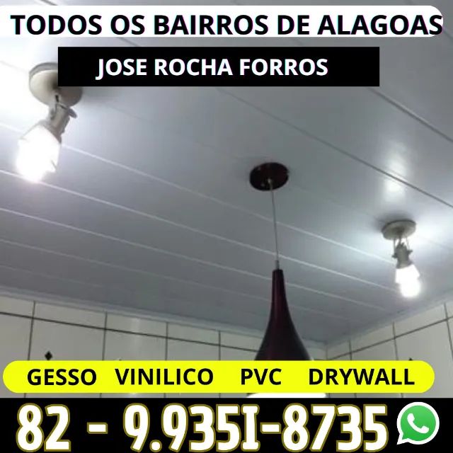 FORRO DE PVC, DRYWALL E GESSO - INSTALAÇÃO EM MACEIÓ - Foto 2