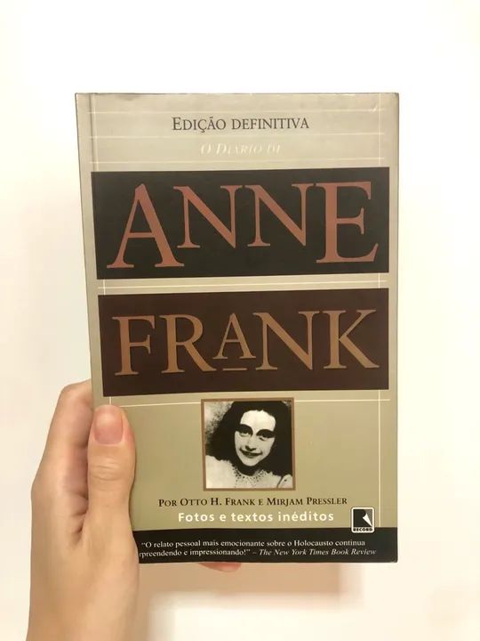 Livro o Diário de Anne Frank 