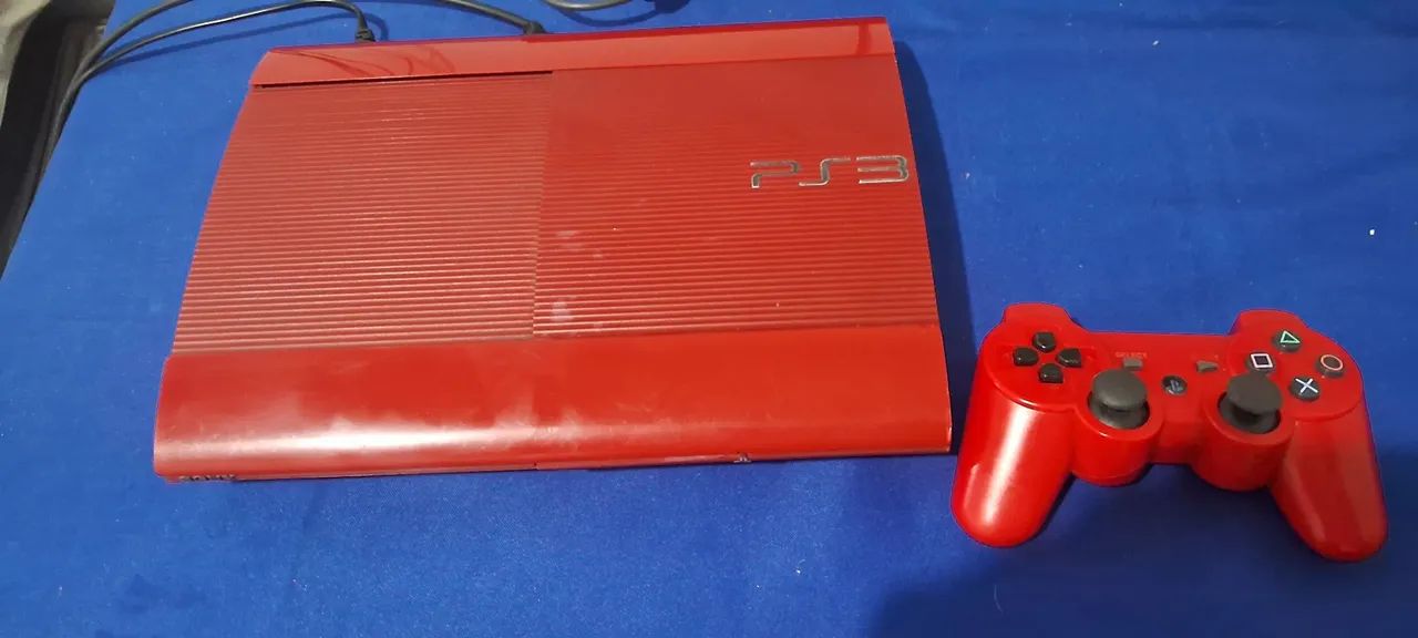 Ps3 vermelho - Consoles de Vídeo Game - Papillon Park, Aparecida
