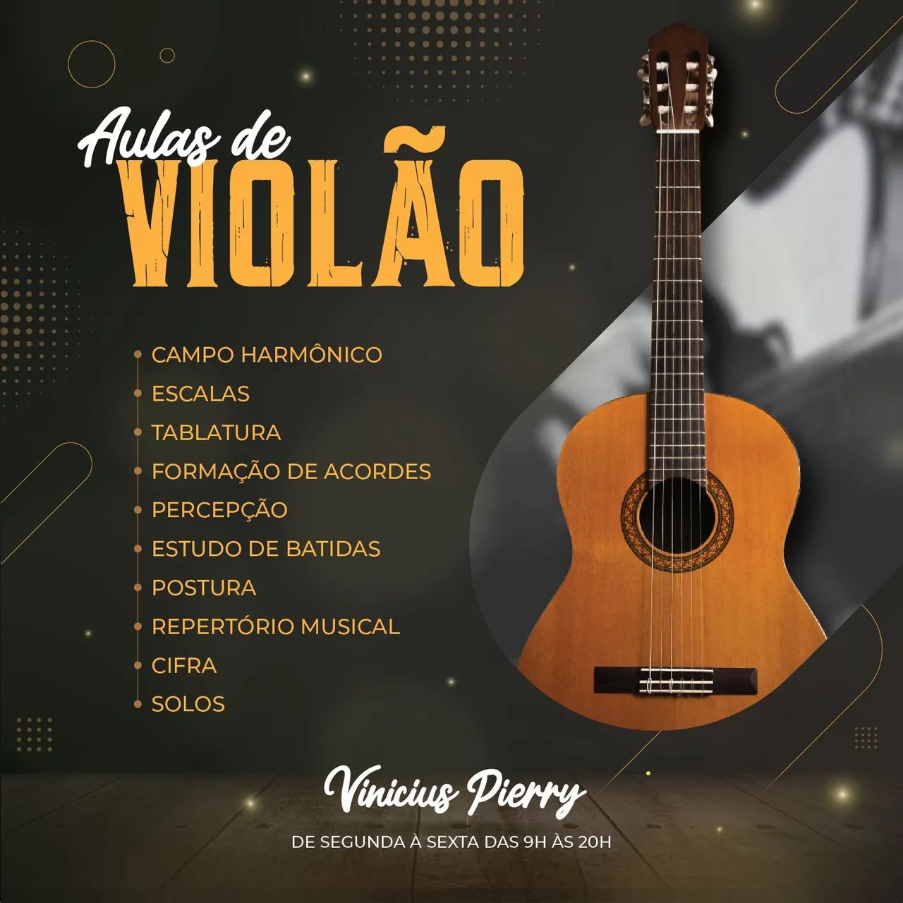 Aulas de Violão à Domicílio 