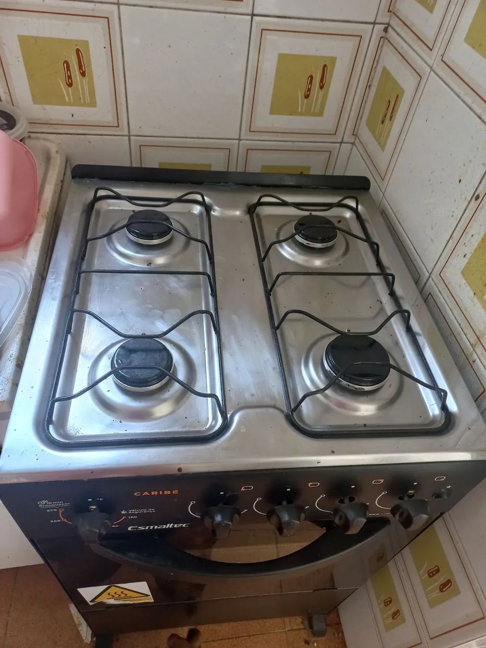Fogão 4 Bocas Esmaltec Caribe