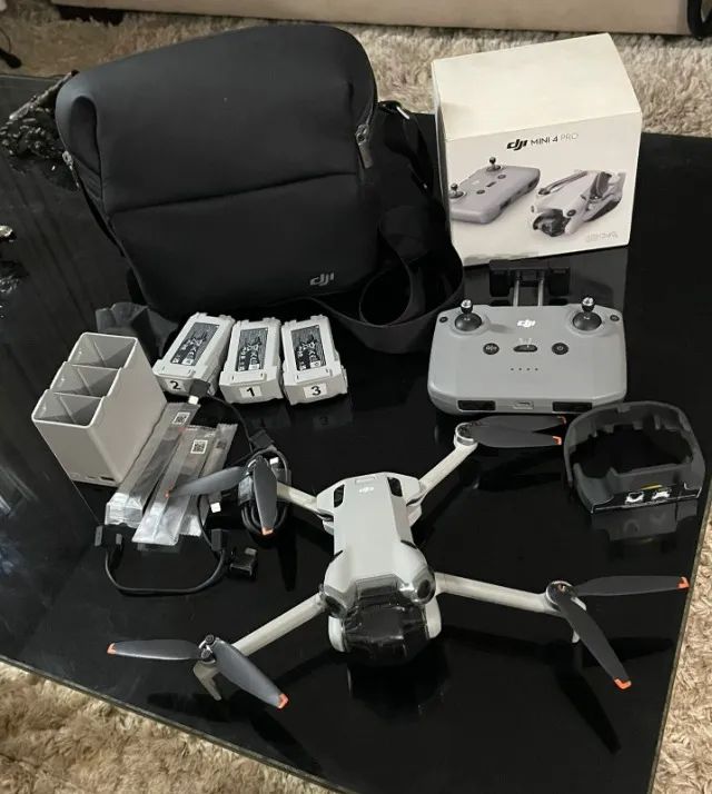 Drone Dji Mini 4 Pro Single Com Câmera 4k Mini 4 Pro 3 BATERIAS - Foto 2