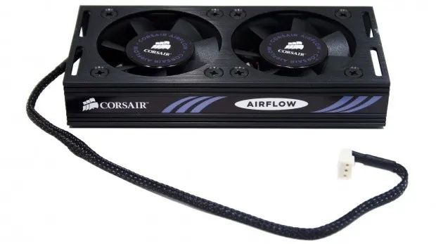 Kit fans e Medidor de Temperatura de Mem. Ram Corsair AirFlow Pro Dynamic LED Display - Foto 2