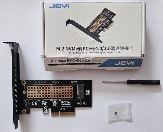 Placa PCIex x4 para SSD M2 NVME