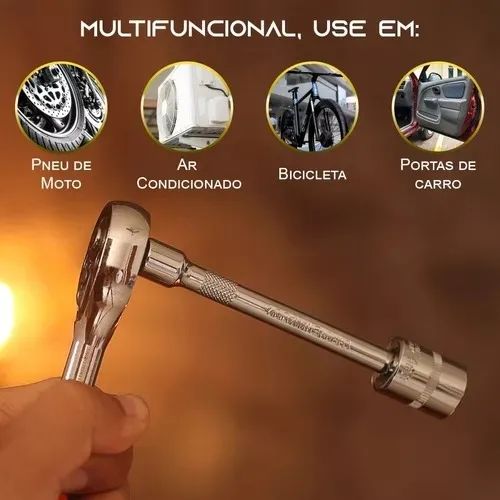 Kit Jogo De Ferramenta Chave Combinada Catraca Soquete Torx