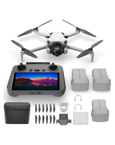 Dji Mini 4 Pro Combo Plus -com Tela -camera 4k Cor Cinza64313447905410123