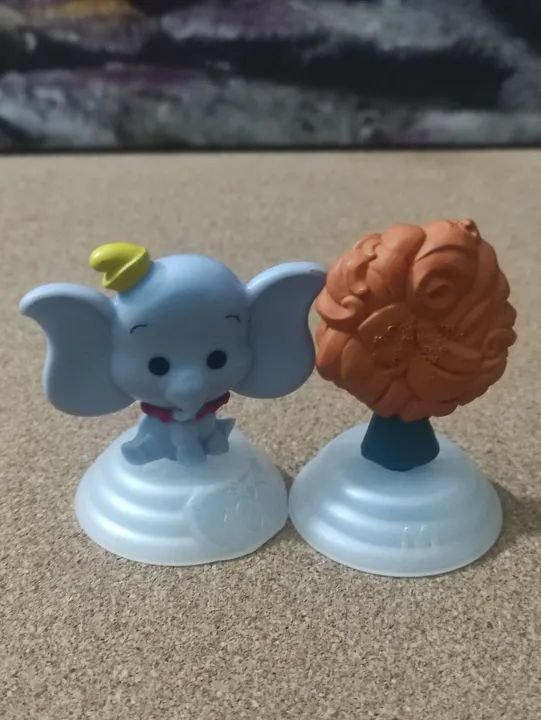 Miniaturas Dumbo e Merida - Coleção Disney 100 Anos McDonald's - Foto 2