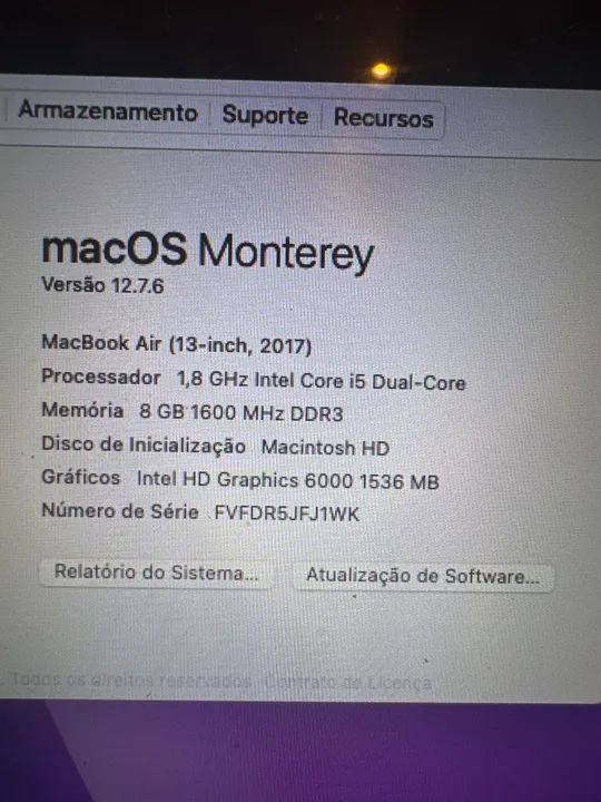 MacBook Air Apple + carregador e mouse Apple  - Foto 3