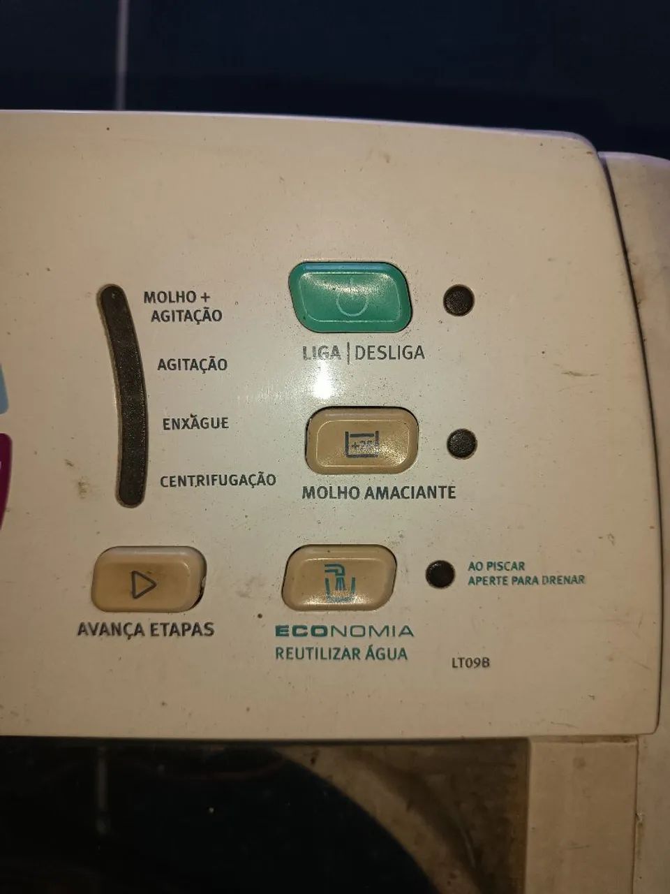 Máquina de lavar Eletrolux LT09B " tampa superior e chicote completo,sem placa de comando" - Foto 5